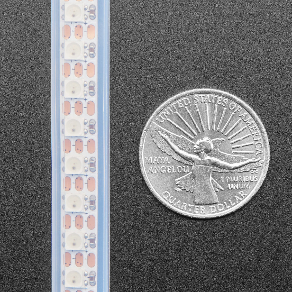 Adafruit Mini Skinny NeoPixel Digital RGB LED Strip - 144 LED/m (1m WHITE) by Adafruit - The Pi Hut