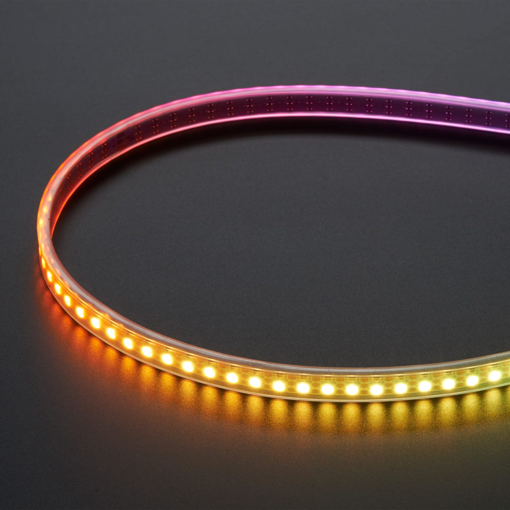 Adafruit Mini Skinny NeoPixel Digital RGB LED Strip - 144 LED/m (1m WHITE) by Adafruit - The Pi Hut