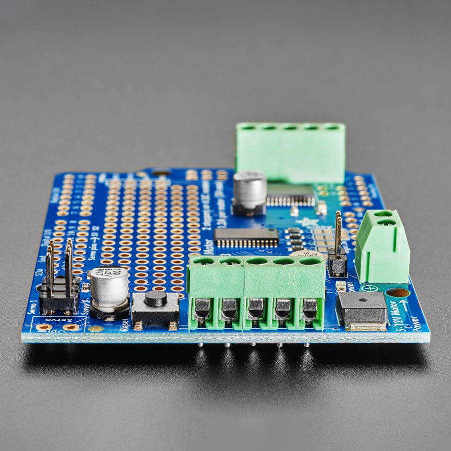 Adafruit Motor/Stepper/Servo Shield for Arduino v2 Kit (v2.3) - The Pi Hut