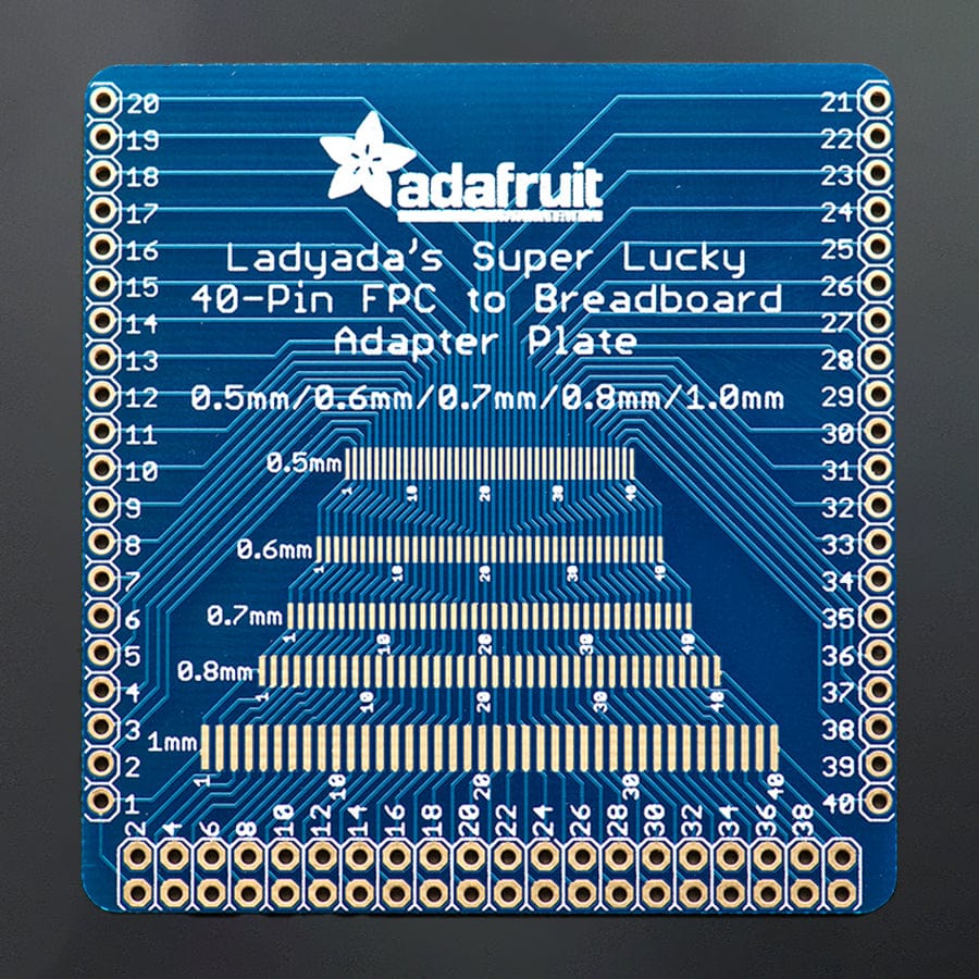 Adafruit Multi-pitch FPC Adapter - 40 Pin 0.5/0.6/0.7/0.8/1.0mm - The Pi Hut