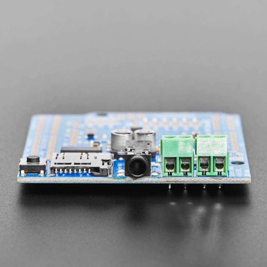 Adafruit "Music Maker" MP3 Shield for Arduino with 3W Stereo Amp (v1.0) - The Pi Hut