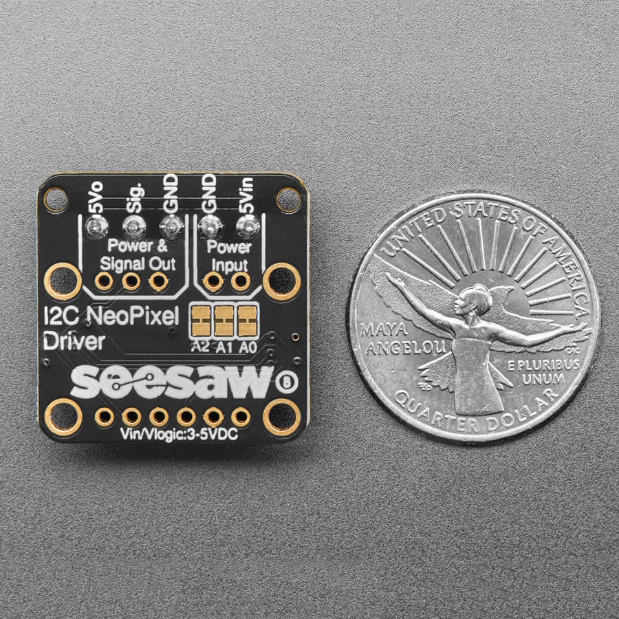 Adafruit NeoDriver - I2C to NeoPixel Driver Board - Stemma QT - The Pi Hut