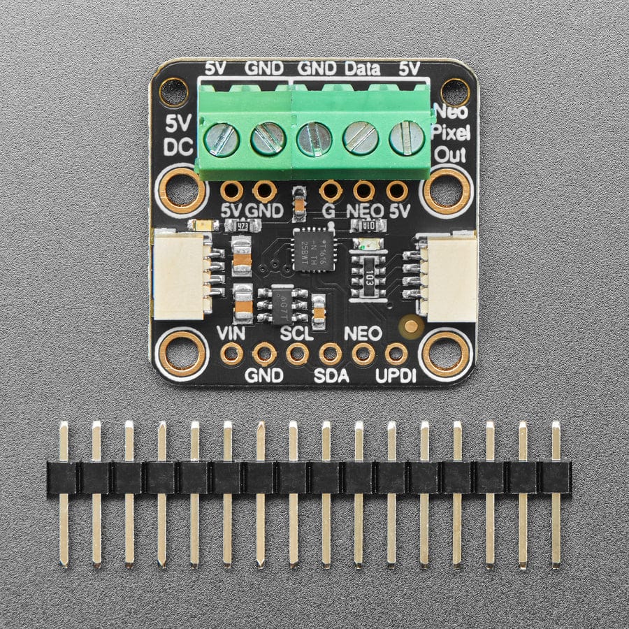 Adafruit NeoDriver - I2C to NeoPixel Driver Board - Stemma QT - The Pi Hut