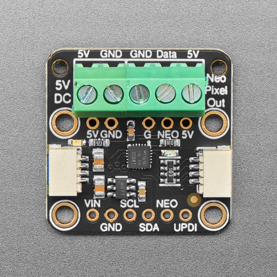 Adafruit NeoDriver - I2C to NeoPixel Driver Board - Stemma QT - The Pi Hut