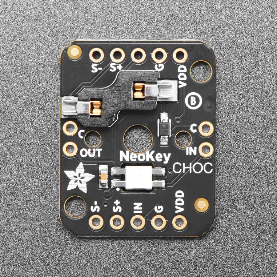 Adafruit NeoKey Socket Breakout for CHOC Key Switches with NeoPixel - The Pi Hut