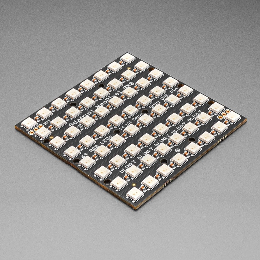 Adafruit NeoPixel NeoMatrix 8x8 - 64 RGB LED Pixel Matrix