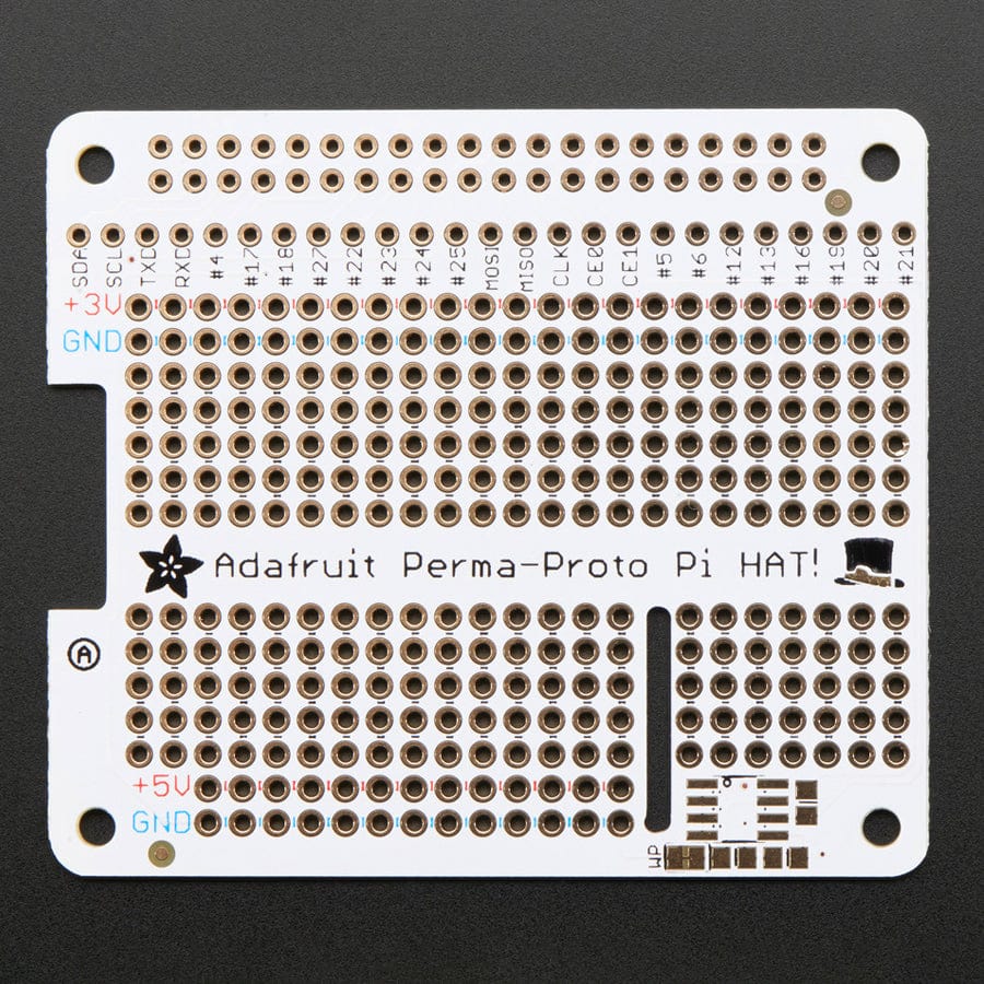 Adafruit Perma-Proto HAT for Pi Mini Kit - No EEPROM - The Pi Hut