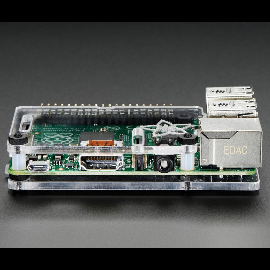 Adafruit Pi Protector for Raspberry Pi Model B+ / Pi 2 / Pi 3 B+ by Adafruit - The Pi Hut