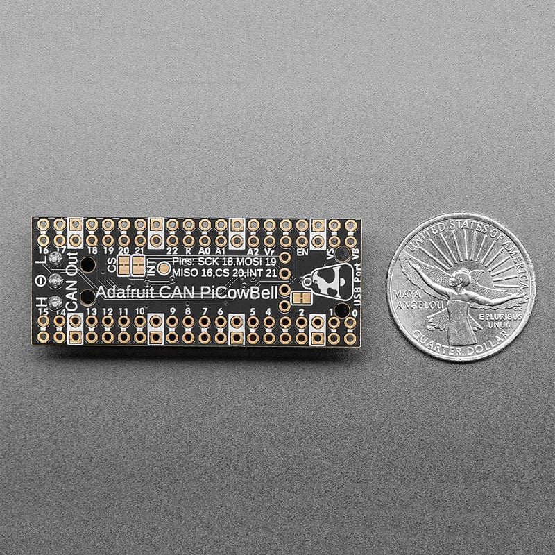 Adafruit PiCowbell CAN Bus for Pico - MCP2515 CAN Controller - The Pi Hut