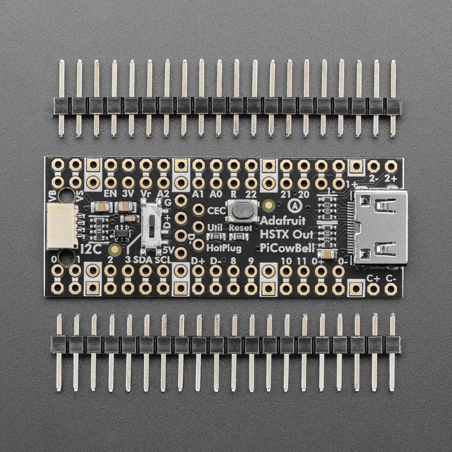 Adafruit PiCowBell HSTX DVI Output for Pico by Adafruit - The Pi Hut