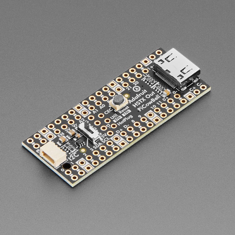 Adafruit PiCowBell HSTX DVI Output for Pico by Adafruit - The Pi Hut