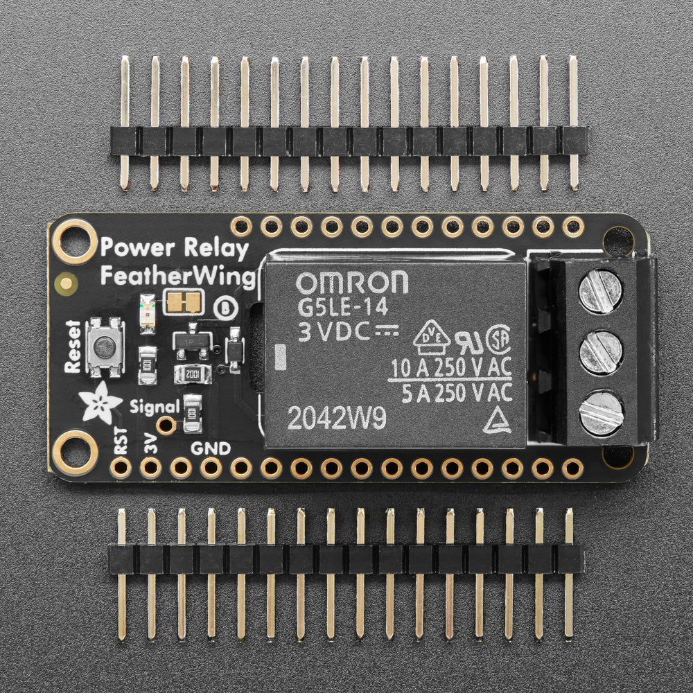 Adafruit Power Relay FeatherWing by Adafruit - The Pi Hut