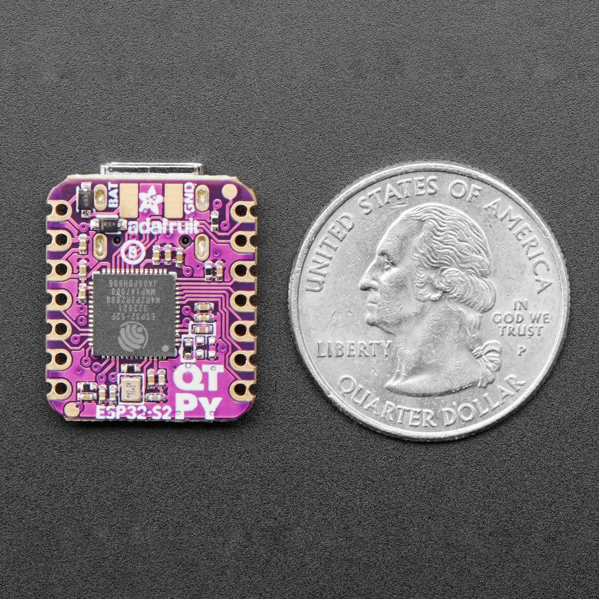 Adafruit QT Py ESP32-S2 WiFi Dev Board with uFL Antenna Port (STEMMA QT) by Adafruit - The Pi Hut