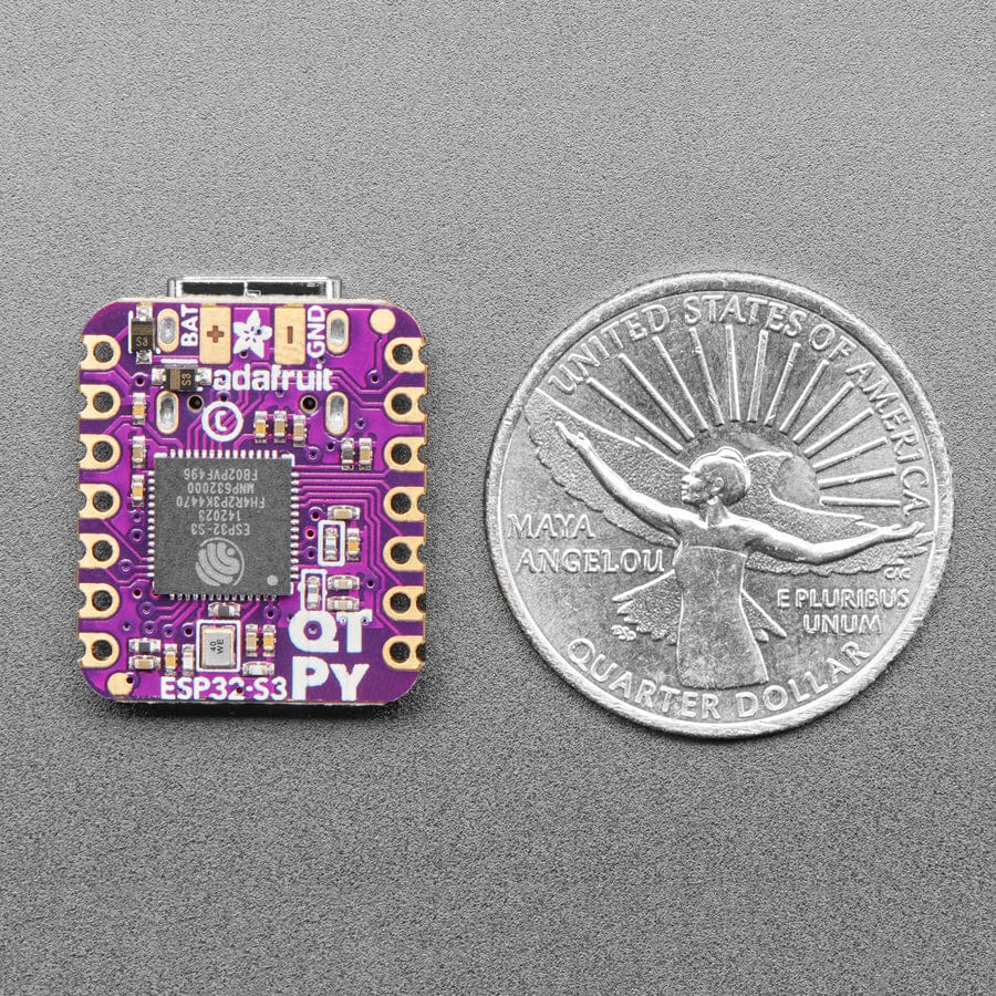 Adafruit QT Py S3 with 2MB PSRAM WiFi Dev Board with STEMMA QT - The Pi Hut