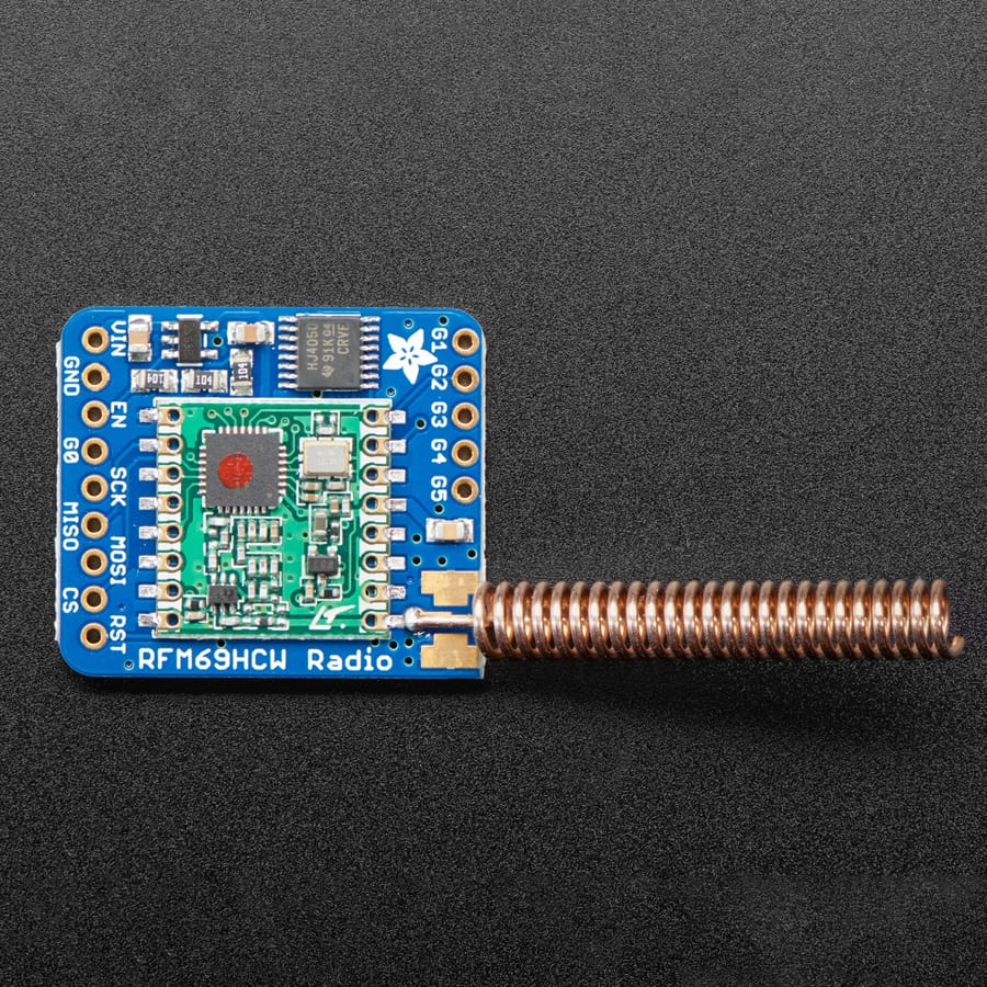Adafruit RFM69HCW Transceiver Radio Breakout - 433 MHz (RadioFruit) by Adafruit - The Pi Hut
