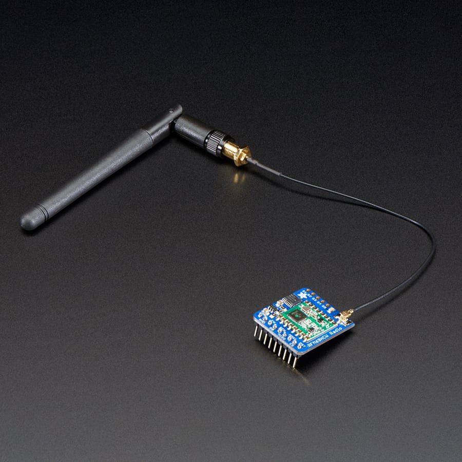 Adafruit RFM69HCW Transceiver Radio Breakout - 868 or 915 MHz (RadioFruit) by Adafruit - The Pi Hut