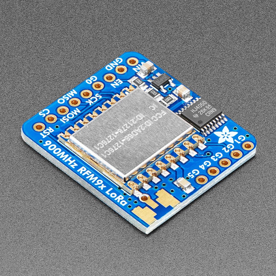 Adafruit RFM95W LoRa Radio Transceiver Breakout - 868 or 915 MHz (RadioFruit) by Adafruit - The Pi Hut