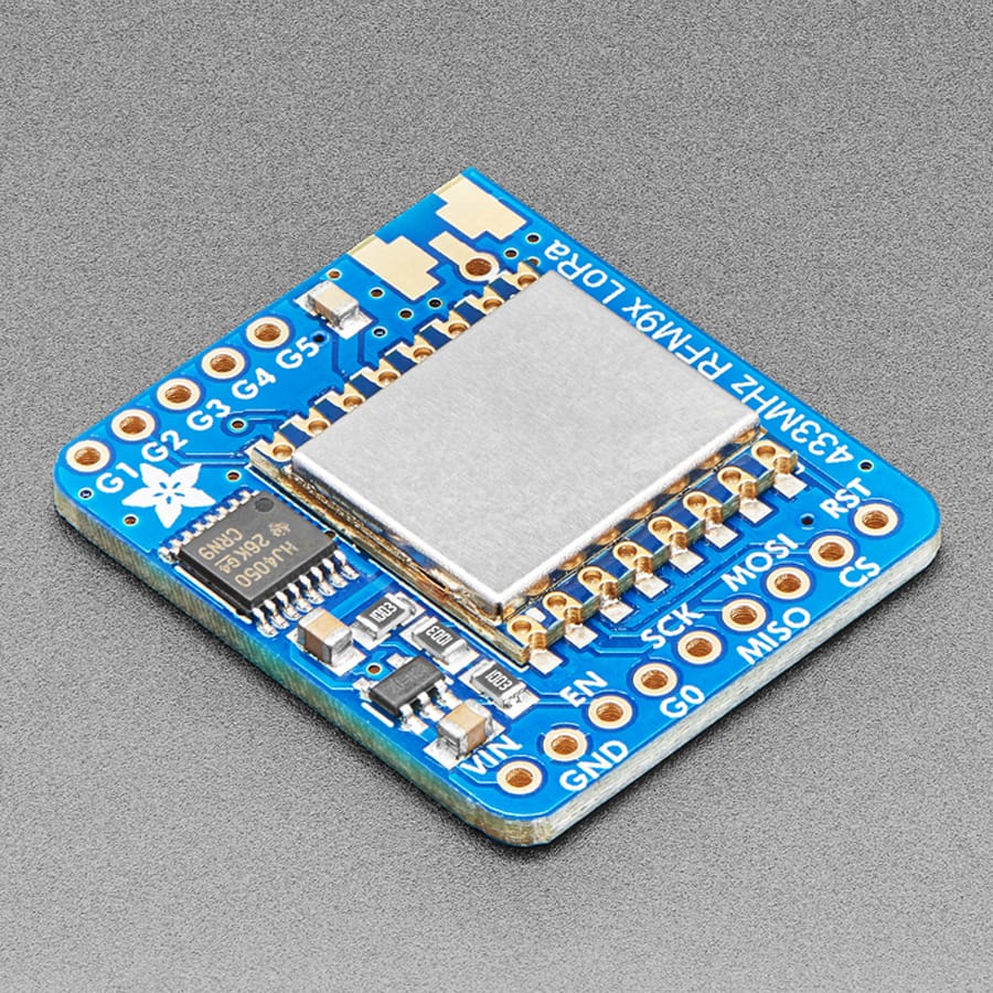 Adafruit RFM96W LoRa Radio Transceiver Breakout - 433 MHz (RadioFruit) by Adafruit - The Pi Hut