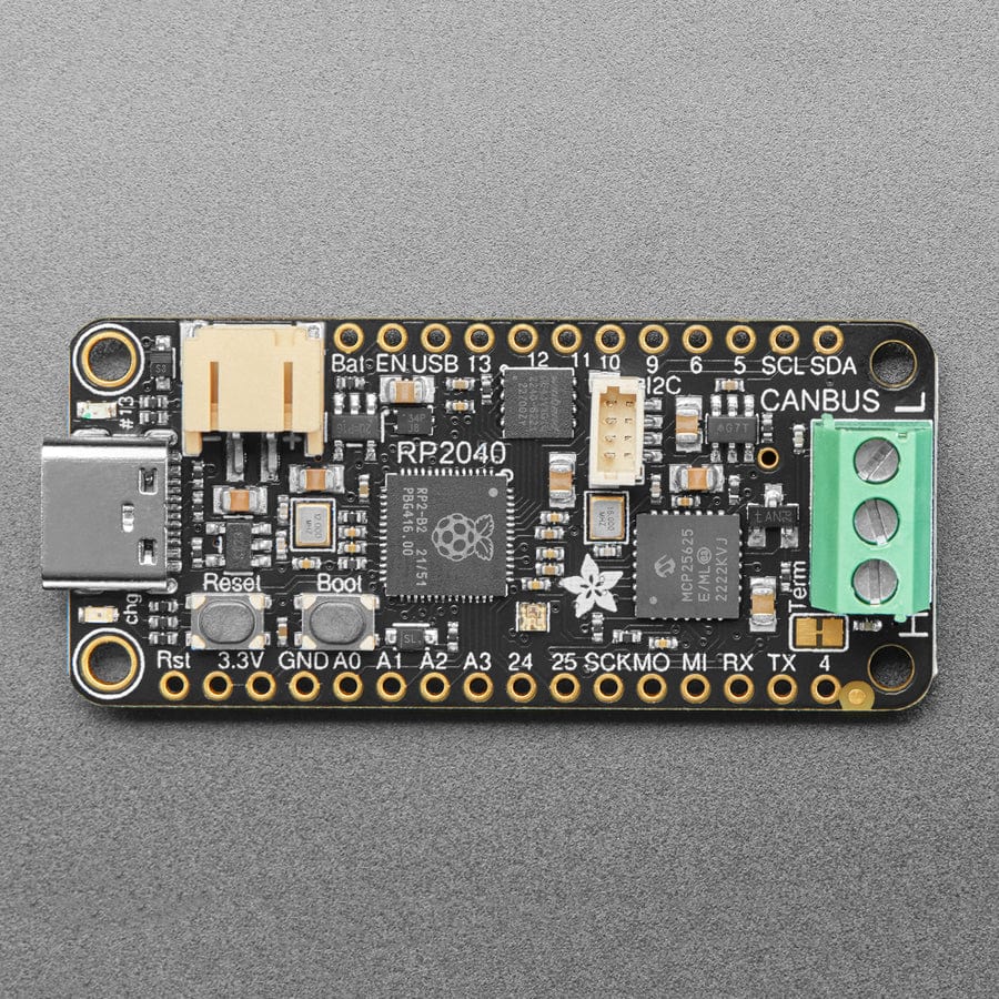 Adafruit RP2040 CAN Bus Feather with MCP2515 CAN Controller - STEMMA QT - The Pi Hut