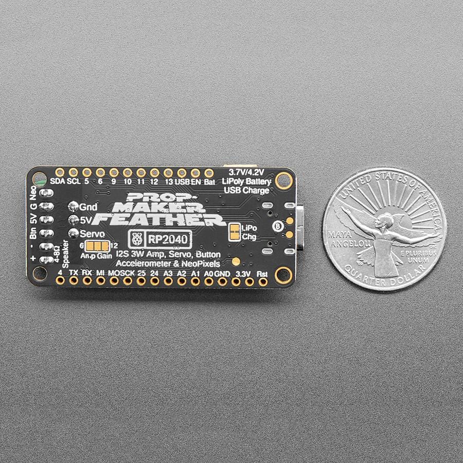 Adafruit RP2040 Prop-Maker Feather with I2S Audio Amplifier - The Pi Hut