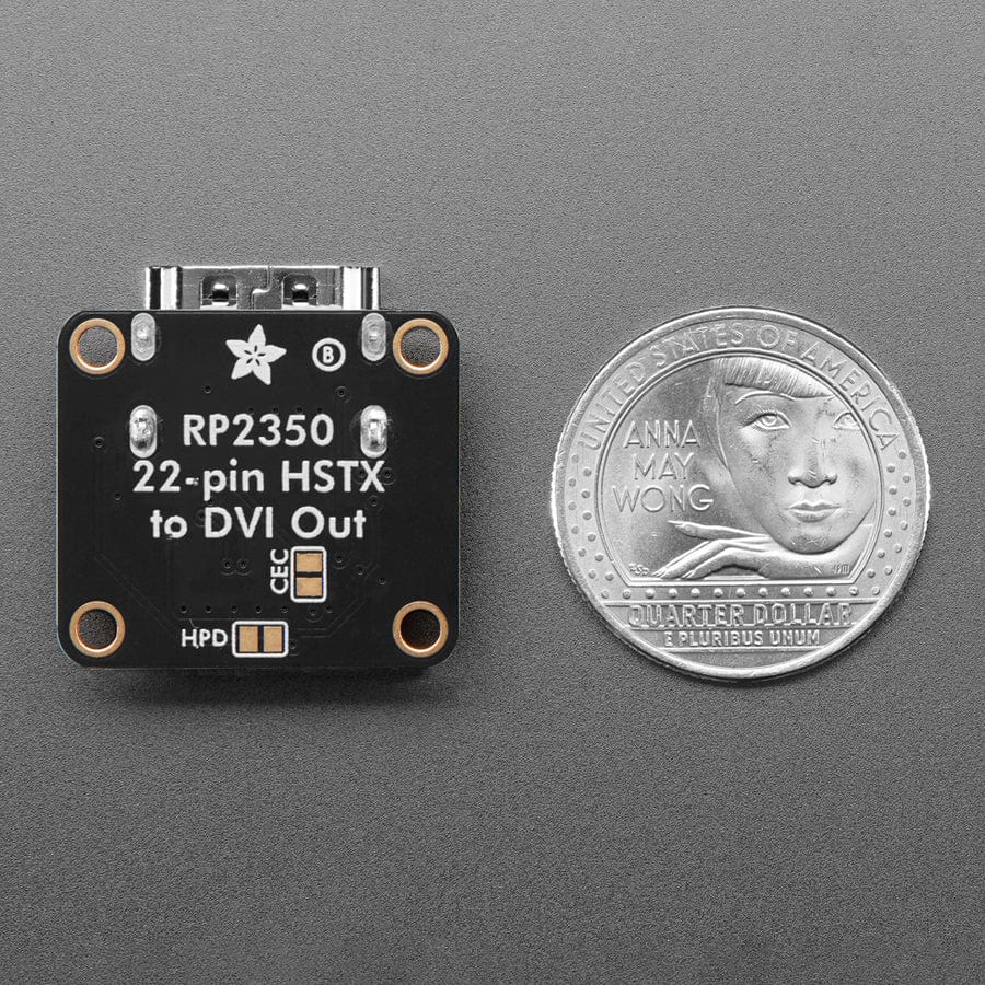 Adafruit RP2350 22-pin FPC HSTX to DVI Adapter for HDMI Displays - The Pi Hut