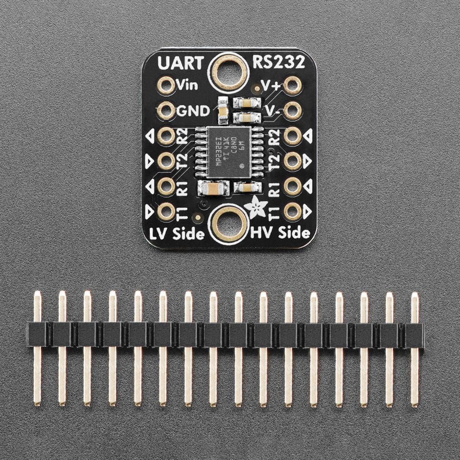 Adafruit RS232 Pal - Two Channel UART to RS-232 Level Shifters - MAX3232E