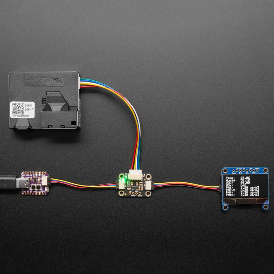 Adafruit SEN54 or SEN55 Adapter Breakout - STEMMA QT / Qwiic