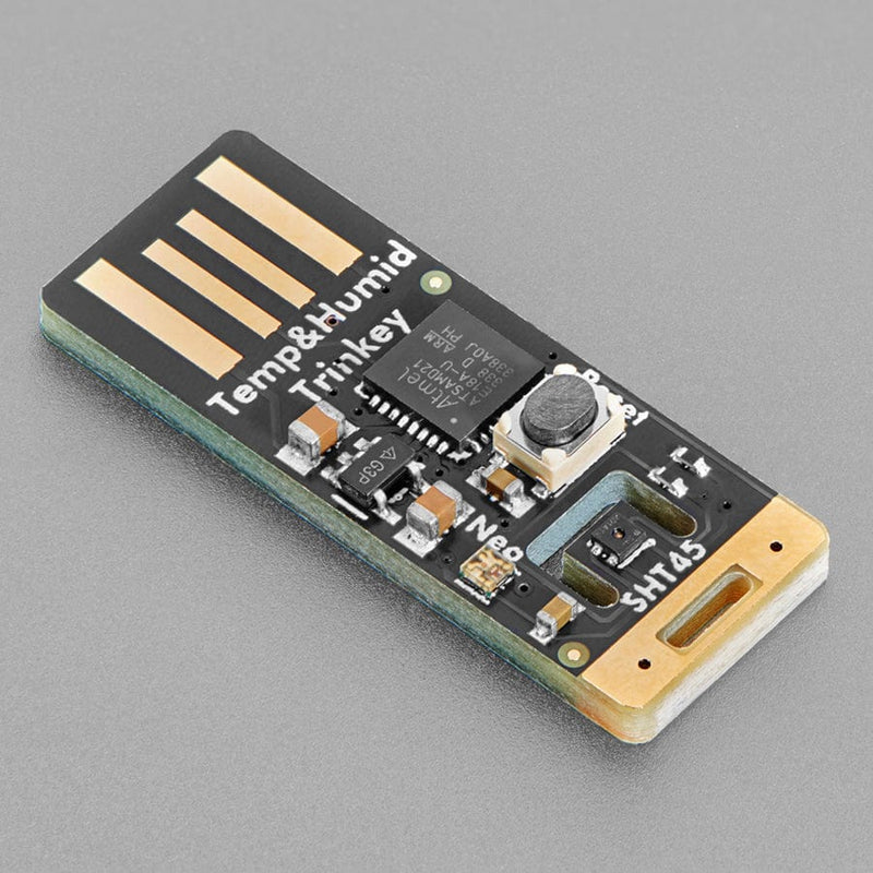 Sh45 Humidity Sensor Adafruit SHT45 Trinkey - USB Temp and Humidity Sensor with PTFE - The ...