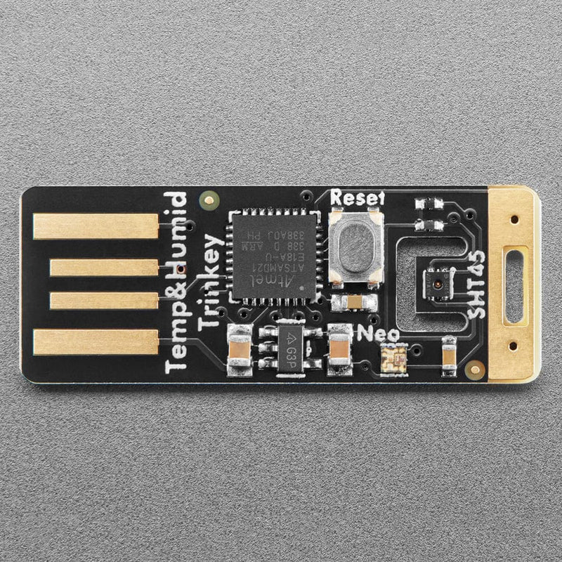 Sh45 Humidity Sensor Adafruit SHT45 Trinkey - USB Temperature and Humidity Sensor - The Pi Hut