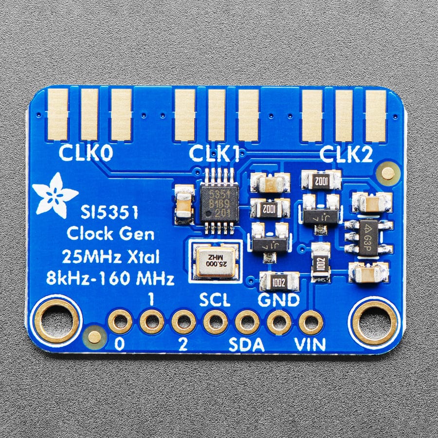 Adafruit Si5351A Clock Generator Breakout Board - 8KHz to 160MHz