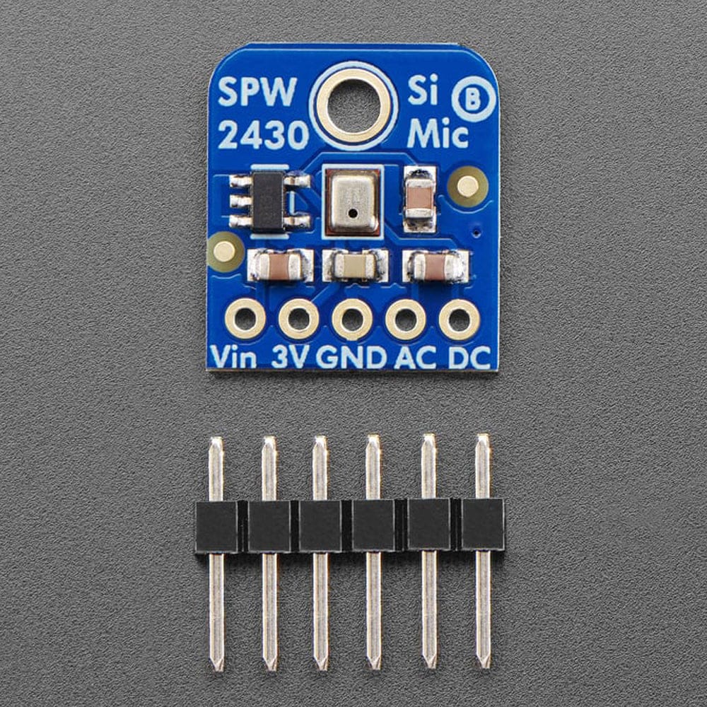 Adafruit Silicon MEMS Microphone Breakout - SPW2430 by Adafruit - The Pi Hut