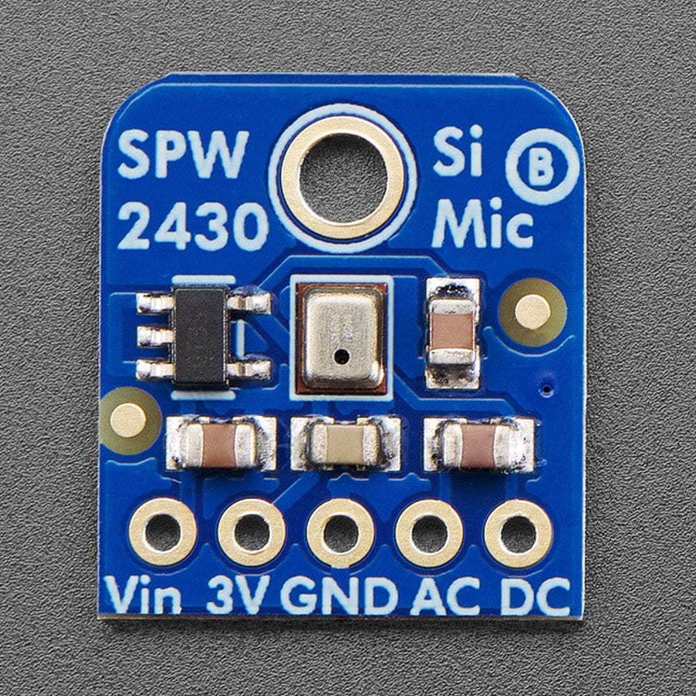 Adafruit Silicon MEMS Microphone Breakout - SPW2430 by Adafruit - The Pi Hut