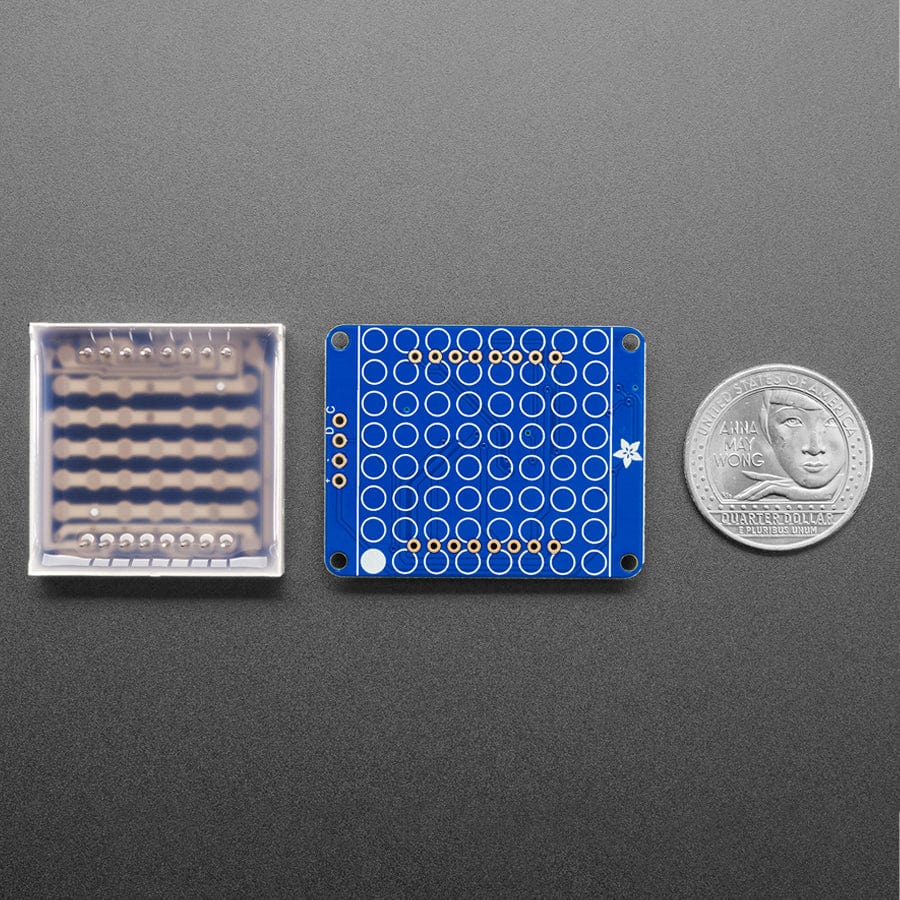 Adafruit Small 1.2" 8x8 LED Matrix w/I2C Backpack - Red