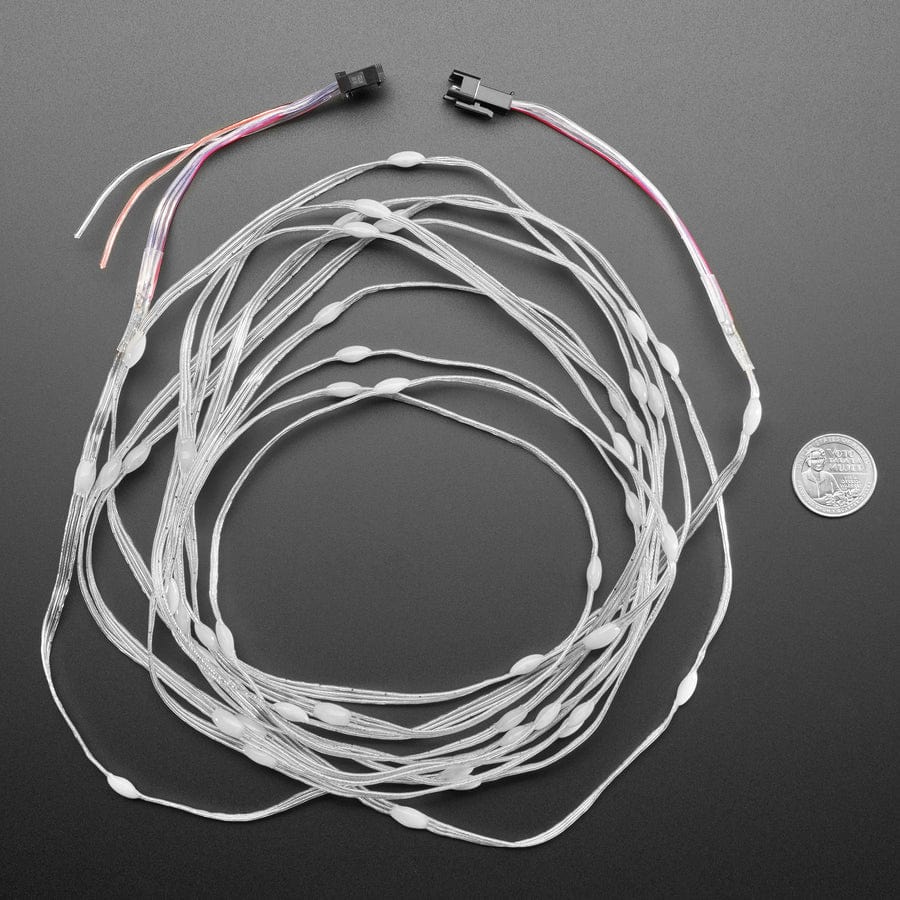 Adafruit Soft Flexible Wire NeoPixel Strand - 50 NeoPixels - The Pi Hut