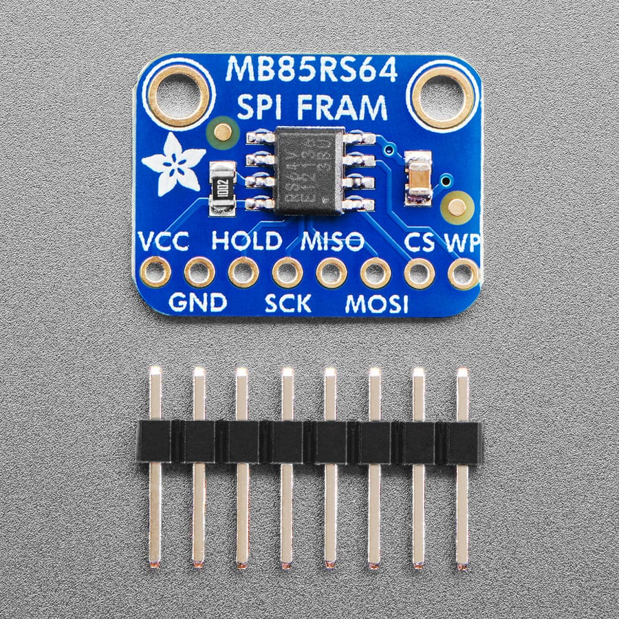 Adafruit SPI Non-Volatile FRAM Breakout - 64Kbit / 8KByte - The Pi Hut