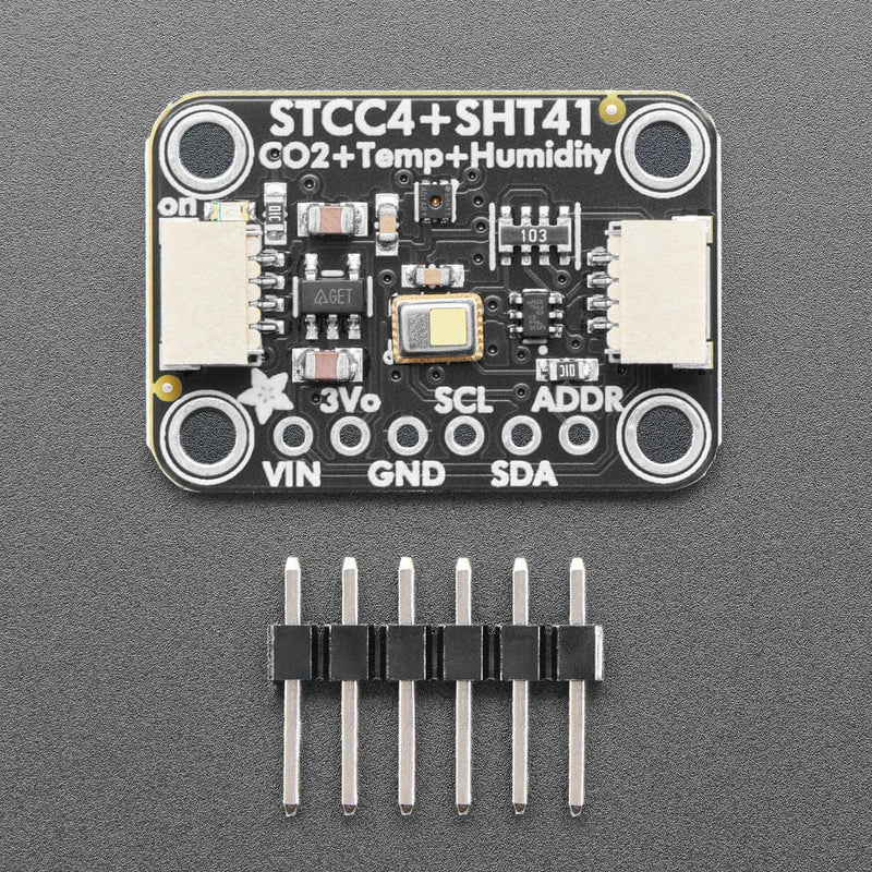 Adafruit STCC4 and SHT41 - CO2, Temperature & Humidity Sensor - The Pi Hut