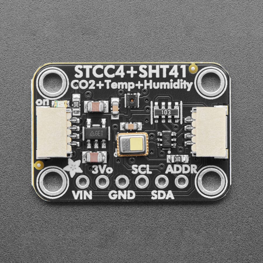 Adafruit STCC4 and SHT41 - CO2, Temperature & Humidity Sensor by Adafruit - The Pi Hut