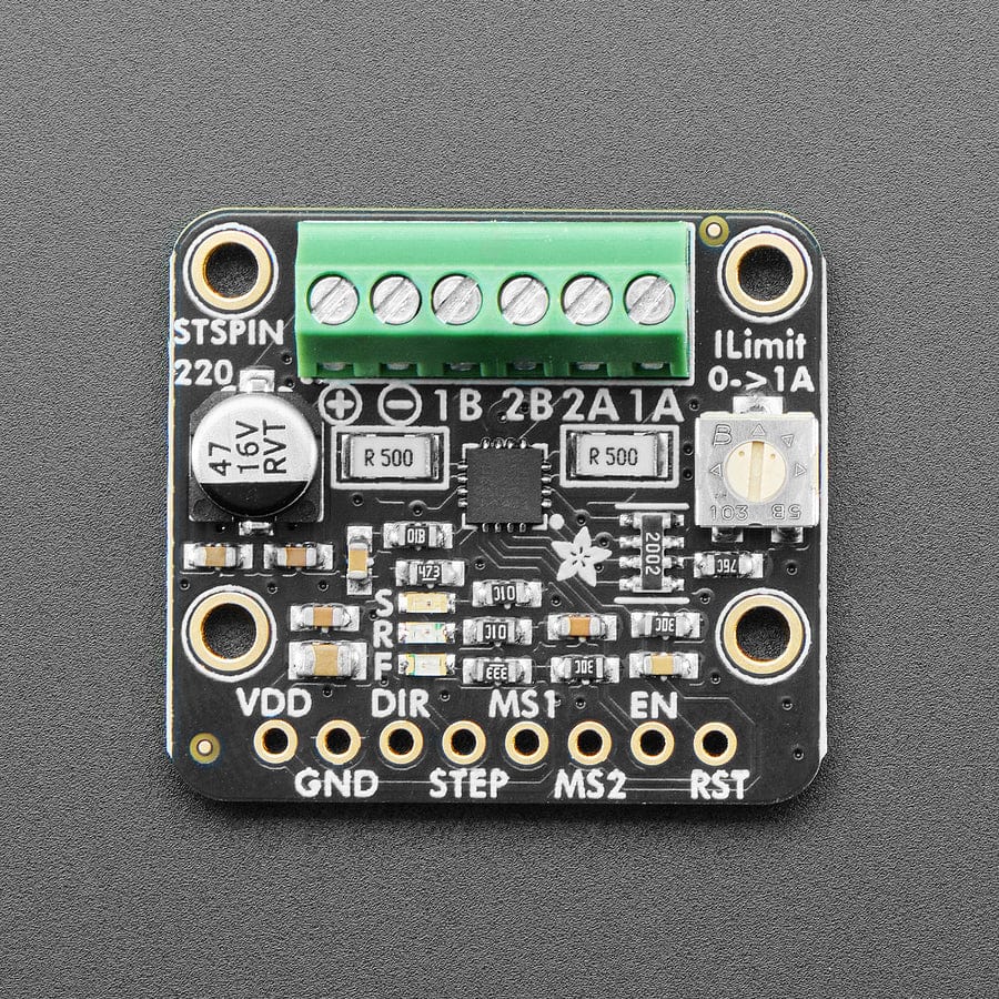 Adafruit STSPIN220 Stepper Motor Driver Breakout Board by Adafruit - The Pi Hut