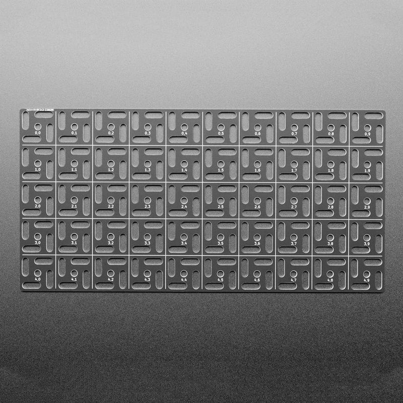 Adafruit Swirly Aluminum Mounting Grid for 0.1