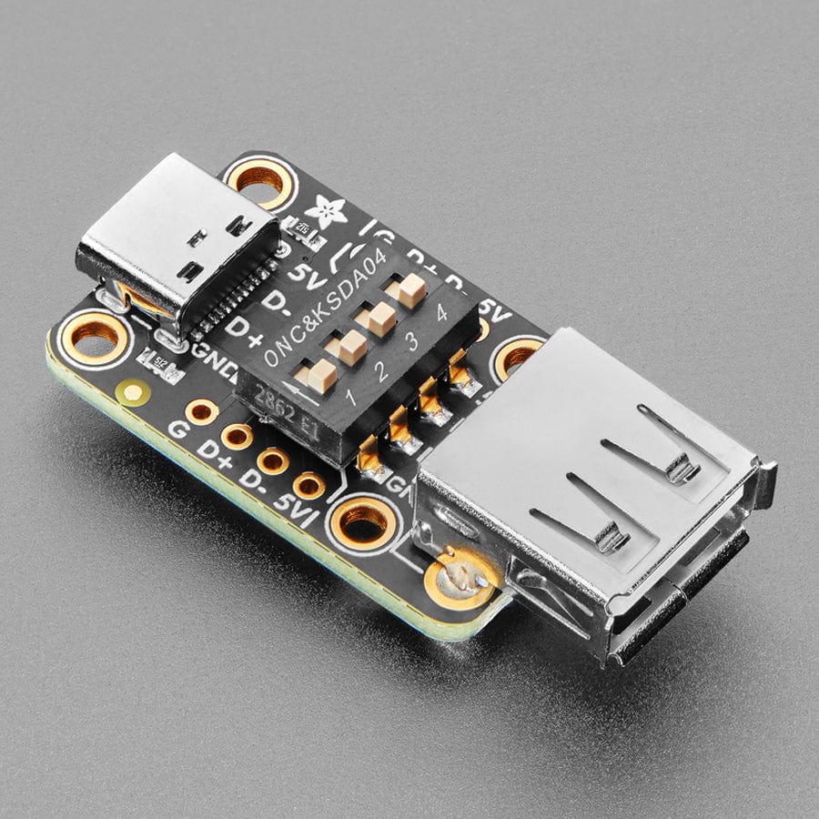 Adafruit Switchable USB Type A to C Breakout Board