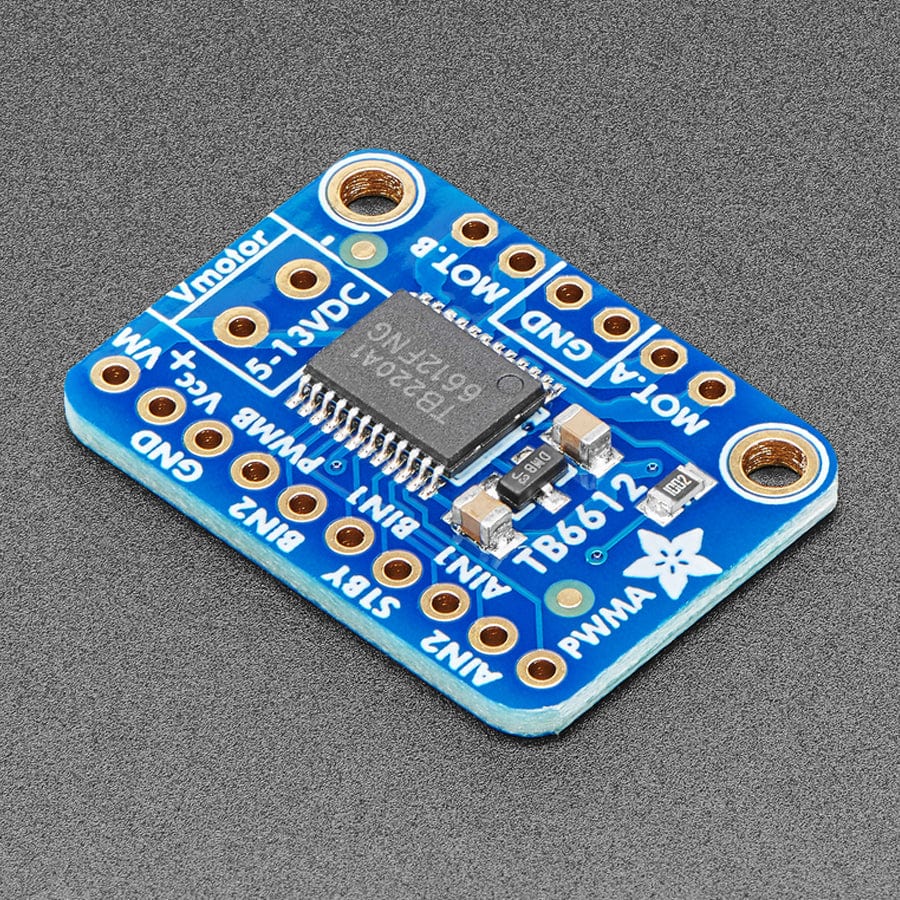 Adafruit TB6612 1.2A DC/Stepper Motor Driver Breakout Board by Adafruit - The Pi Hut