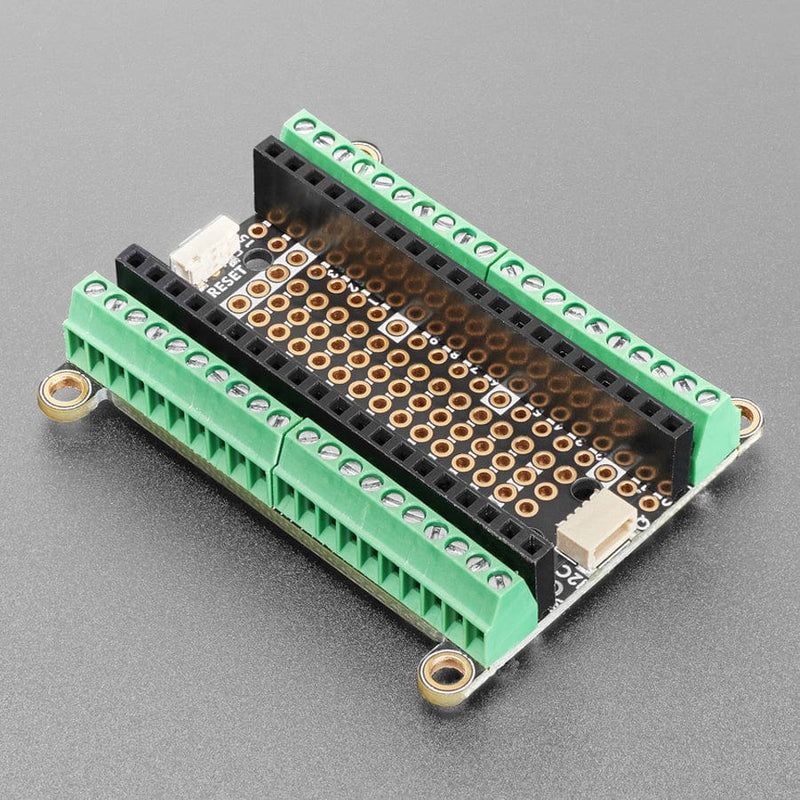 Adafruit Terminal PiCowbell for Pico with Pre-Soldered Sockets - Reset Button & STEMMA QT