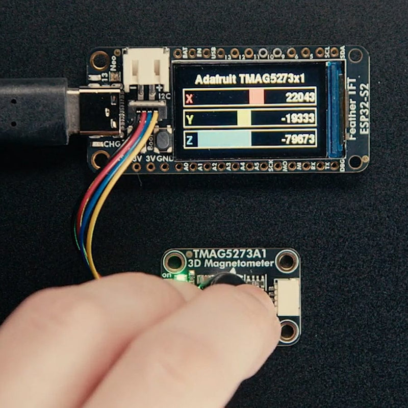 Adafruit TMAG5273 3D Hall Effect Magnetometer Breakout - The Pi Hut
