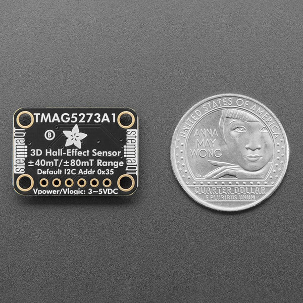 Adafruit TMAG5273 3D Hall Effect Magnetometer Breakout - The Pi Hut