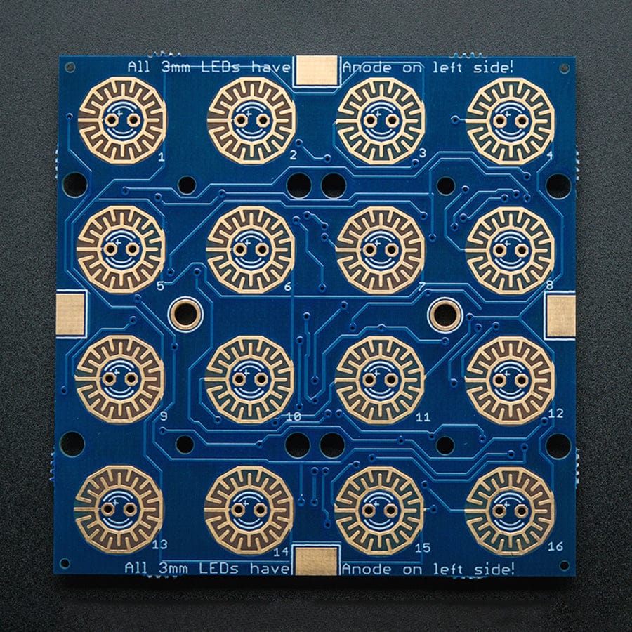 Adafruit Trellis Monochrome Driver PCB for 4 x 4 Keypad & 3mm LEDs