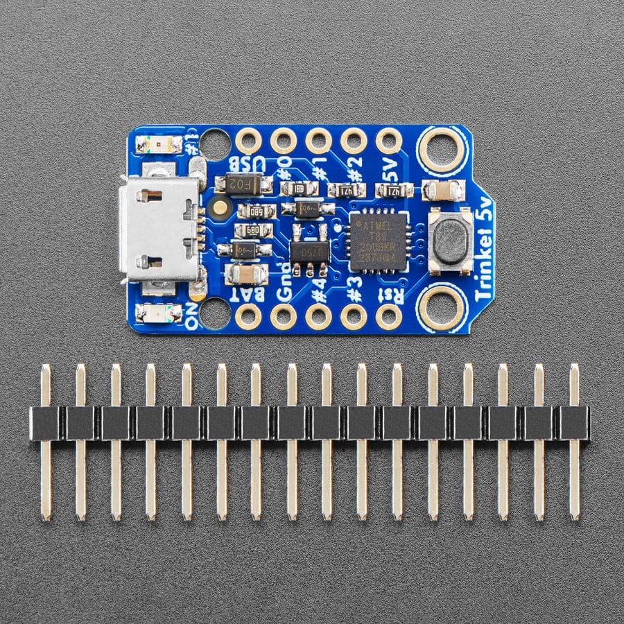 Adafruit Trinket - Mini Microcontroller - 5V Logic - The Pi Hut