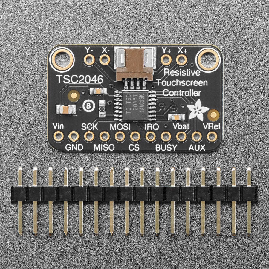 Adafruit TSC2046 SPI Resistive Touch Screen Controller - The Pi Hut