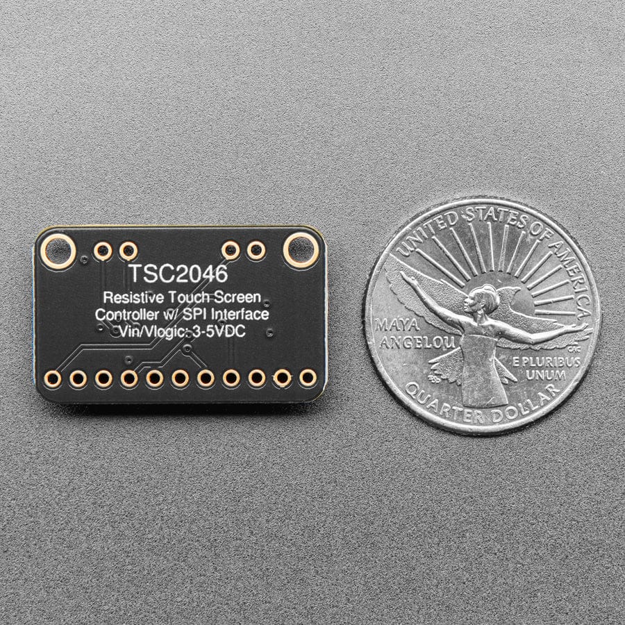 Adafruit TSC2046 SPI Resistive Touch Screen Controller - The Pi Hut