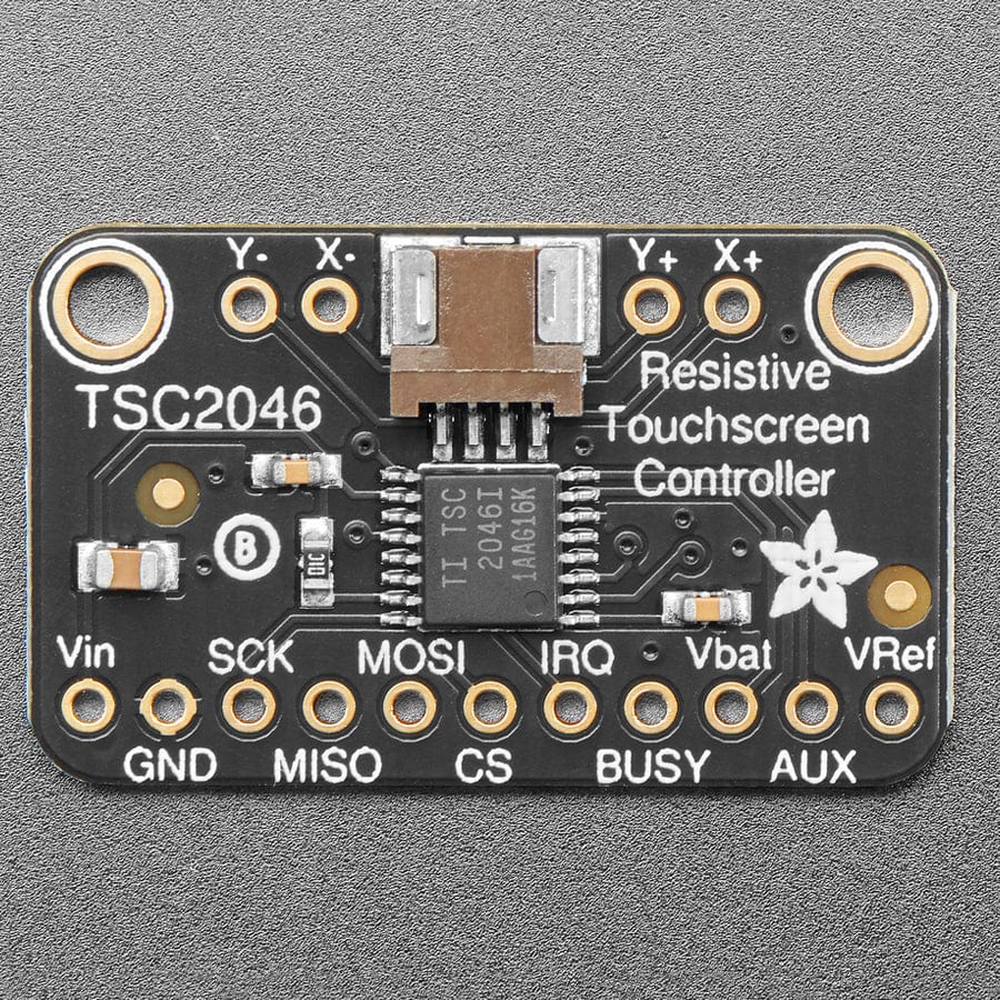 Adafruit TSC2046 SPI Resistive Touch Screen Controller - The Pi Hut