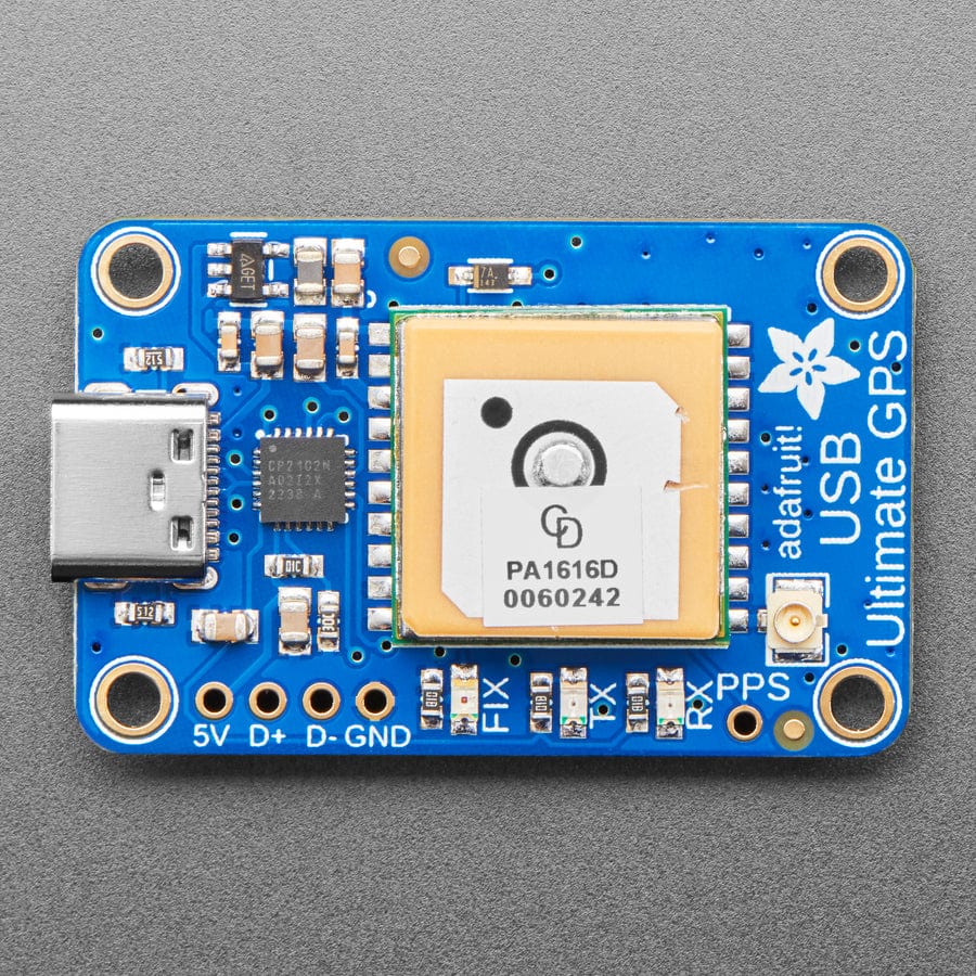 Adafruit Ultimate GPS GNSS with USB - 99 channel w/10 Hz updates - The Pi Hut